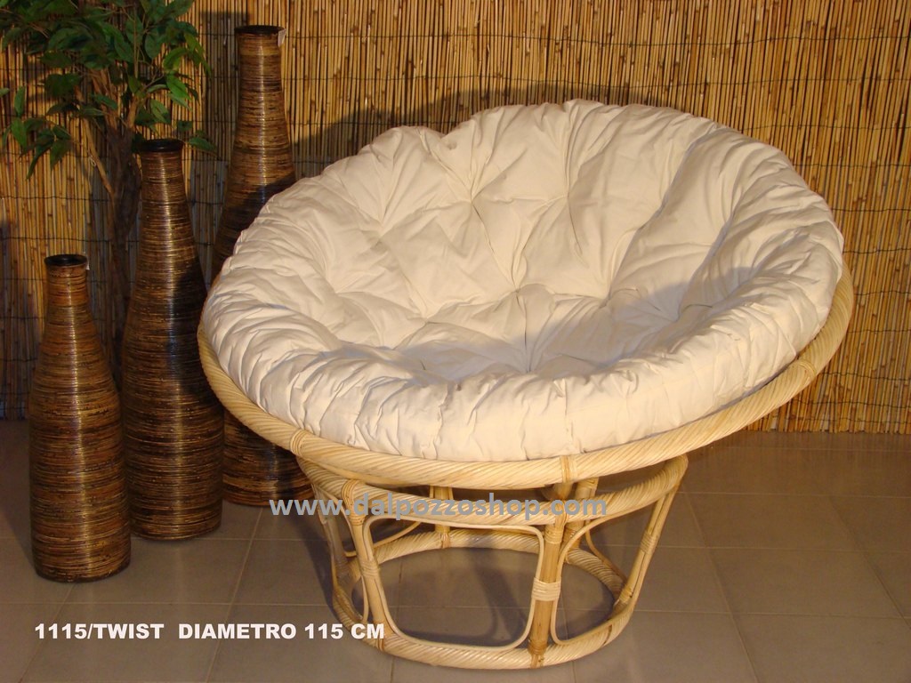 Poltrone sedie rattan midollino